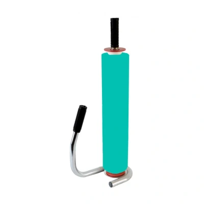 Afbeelding van Kortpack Folie dispenser + 1 Rol Groene Handwikkelfolie Groen (1 En dispenser)