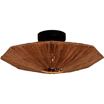 Afbeelding van GOOD&amp;MOJO Plafonniere Panama Bruin 45x45x5cm