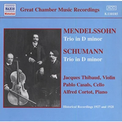 Afbeelding van Jacques Thibaud, Alfred Cortot, Pablo Casals Trios (CD)