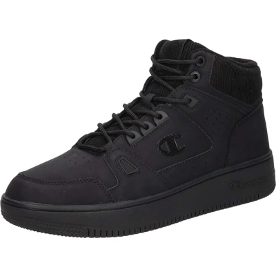 Afbeelding van Champion RD18 2.0 MID Basketbalschoenen, Heren, Maat: 44.5, Triple black Imitatieleer/ textiel
