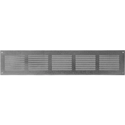 Afbeelding van Metalen rechthoekige sleuf rooster 500x100 zink MR5010ZN