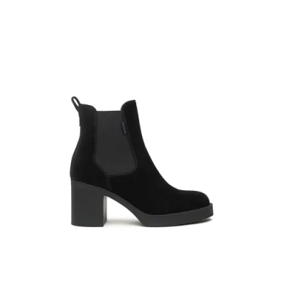 Afbeelding van Nero Giardini I513890D Bottines Chelsea Femme en Suède, Noir , 36 EU