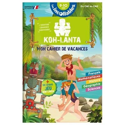 Image de Cahier de vacances 2025 Koh Lanta Les incollables CM1 au CM2 9/10 ans
