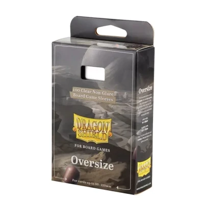 Afbeelding van Dragon Shield Board Game Sleeves Oversize 80x120 mm Clear/Non‑Glare (100 st.)