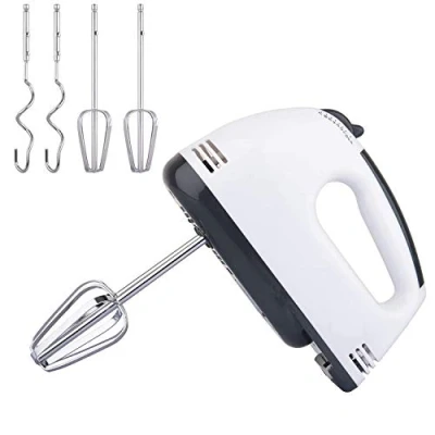 Afbeelding van TEMPO DI SALDI Handmixer met twee garde en 7 snelheden, elektrische voor klimmen kneden