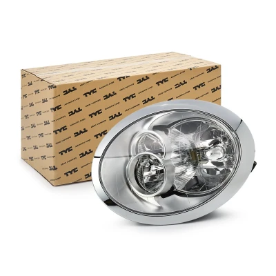 Afbeelding van TYC 20 0763 05 2 Koplampen rechts H7/H7 Met elektromotor, lamphouder MINI: Convertible, Hatchback