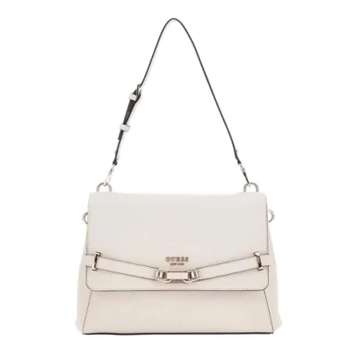 Afbeelding van GUESS Schoudertas Silvye Flap Shoulder Bag Stone Lichtgrijs