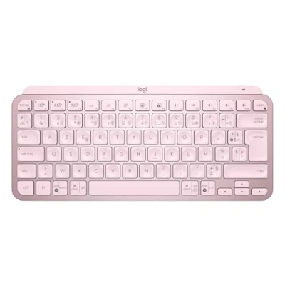 Image de Logitech Clavier Sans Fil Mx Keys Mini Illuminated Azerty Fr Pink (920 010484)