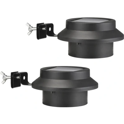 Afbeelding van HI LED dakgootlamp solar 2 st