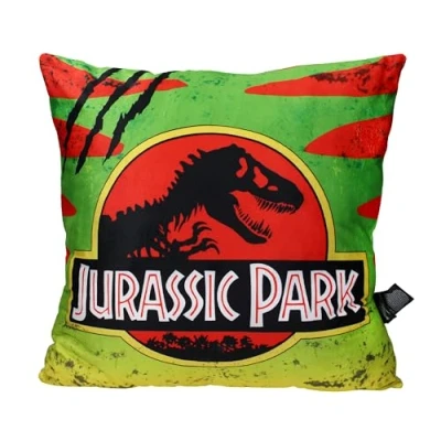 Afbeelding van SD TOYS Vierkant kussen met logo auto Jurassic Park Vacuümverpakking Afmetingen 45 x cm