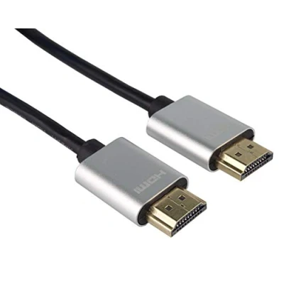 Afbeelding van PremiumCord SLIM 4K High Speed HDMI + ethernet kabel 1,5 m video 2160p Full HD 1080p Deep Color 3D ARC, HDR, Dolby TrueHD 10,2 Gbps vergulde poorten, zwart