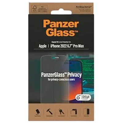 Afbeelding van Panzerglass Gehard Glas Privacy Screenprotector Apple iPhone 14 Pro Max