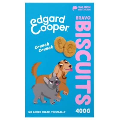 Afbeelding van Edgard &amp; Cooper Adult Biscuit Zalm Kip 400 gr