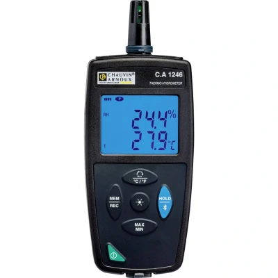 Afbeelding van Chauvin Arnoux C.A 1246 Luchtvochtigheidsmeter (hygrometer) 3.0 % Hrel 98.0 Datalogger en radio USB interface, functie, Dauwpunt/schimmel