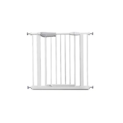 Afbeelding van Babify Ster Ibaby kinderhek voor deuren en gangen, kleur wit, verstelbaar van 65 tot 91 cm, inclusief 2 verlengingen 10 cm een frameset