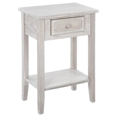 Afbeelding van Nachtkastje met 1 lade, Esprit van Antan, hout, wit