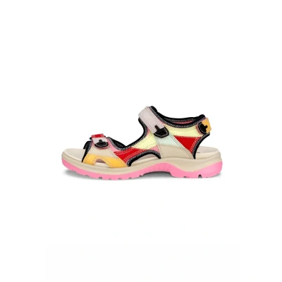 Afbeelding van ECCO Offroad Outdoorsandalen Multicolor bubblegum (82221352412), Dames, Maat: 37, (822213 52412) Leer en textiel