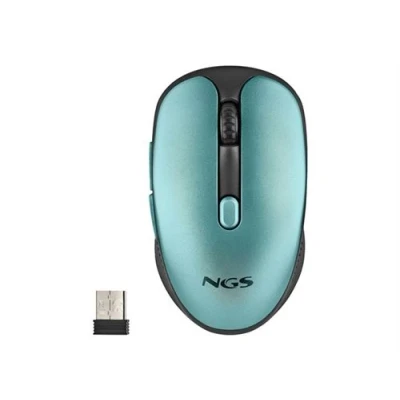 Image de NGS Evo Souris rechargeable pour droitiers optique 6 boutons sans fil 2.4 GHz récepteur USB glace rouille boîte de suspension