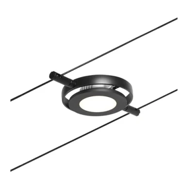 Afbeelding van PAULMANN 12V kabelsysteem lamp 4 W LED Zwart (mat), Chroom