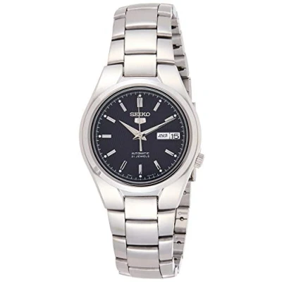 Afbeelding van Seiko Automatisch analoog herenhorloge met roestvrijstalen band SNK603, zilver., 37, klassiek, Klassiek