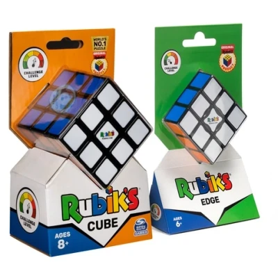 Afbeelding van Rubik&#039;s Cube Originele 3x3 kubus en 3x3x1 Edge Cadeauset stressrelief fidget