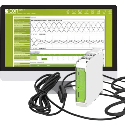 Afbeelding van econ solutions sens3PRO 3000A Netwerkanalyser 3 fasig Met logger