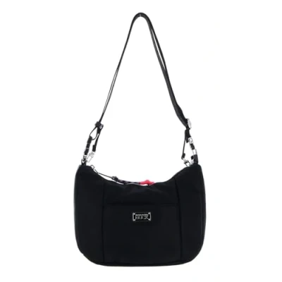 Afbeelding van MANDARINA DUCK Schoudertas Style Buckled Pouch Black Zwart