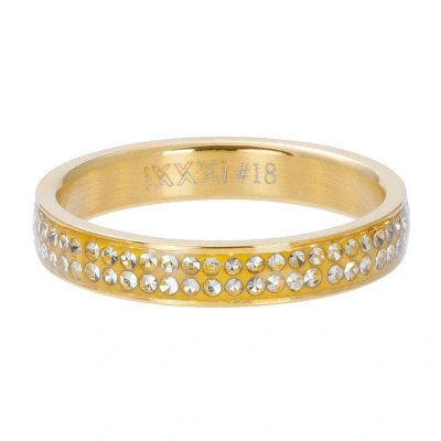 Afbeelding van Double zirconia iXXXi Vulring 4 mm 17 / Gold