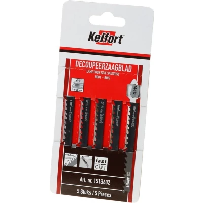 Afbeelding van Kelfort Decoupeerzaagblad hout KT144D blister van 5 zaagjes