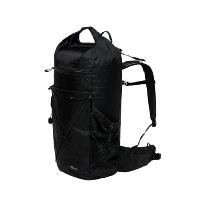 Afbeelding van Jack Wolfskin Wandermood Rolltop 30 Rugzak, Heren, Maat: One Size, Granite black