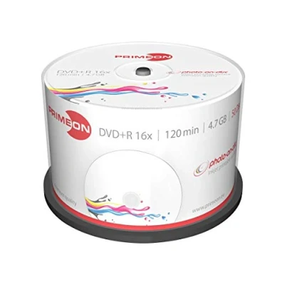 Afbeelding van Primeon 2761226 DVD+R disc 4.7 GB 50 stuk(s) Spindel Bedrukbaar