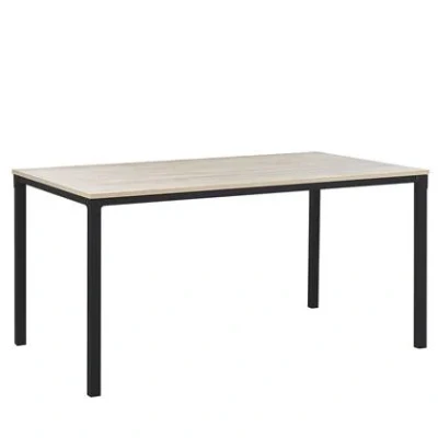 Afbeelding van Beliani HOCKLEY Eettafel Lichte houtkleur 90 x 150 cm Vezelplaat