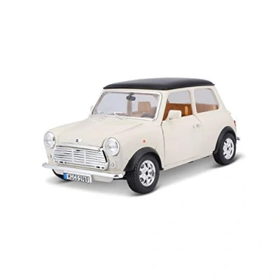 Afbeelding van Bauer Spielwaren 18 12036W Mini Cooper &#039;69 modelauto schaal 1:16 beige