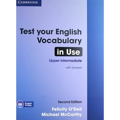 Afbeelding van Test Your English Vocabulary in Use Upp Int book + answers