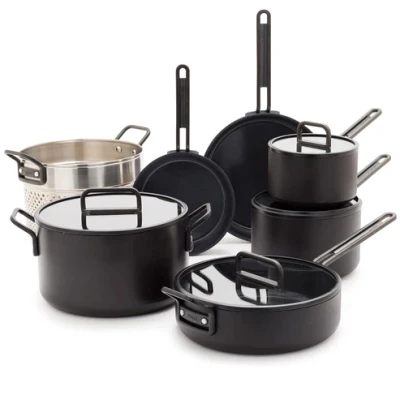 Afbeelding van Greenpan Tucci Black 11 delige Pannenset