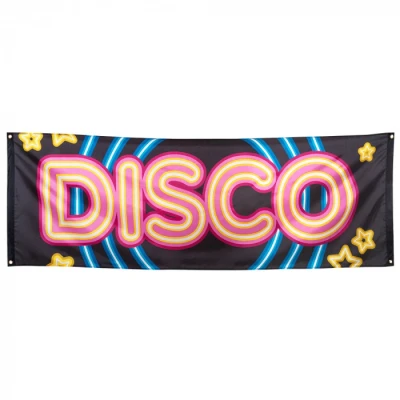Image de Bannière Disco Fever 220x74cm par unité