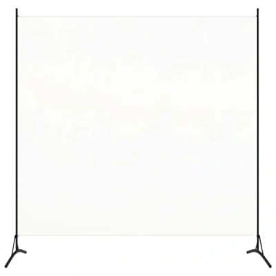 Afbeelding van Kamerscherm met 1 paneel 175x180 cm crmewit