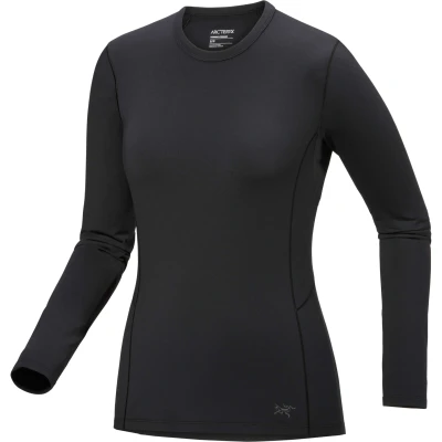 Afbeelding van Arc&#039;teryx Rho Crew Neck Shirt Dames Black M Zwart Outdoor