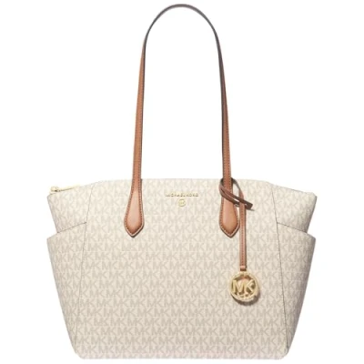 Afbeelding van Michael Kors Marilyn TOTE Handtas, Dames, Maat: One Size, Vanilla