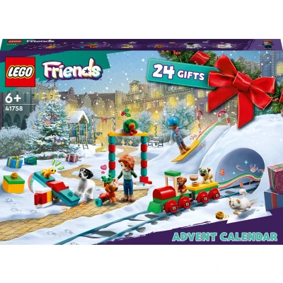 Afbeelding van LEGO 41758 Friends Adventskalender 2023 met 24 Cadeautjes