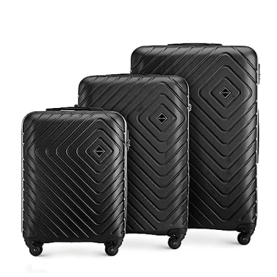 Afbeelding van WITTCHEN, zwart., Set van 3 koffers