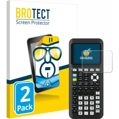 Afbeelding van BROTECT Screenprotector voor Texas Instruments TI 84 Plus CE T Python Folie Beschermfolie transparant (2 Stuks)