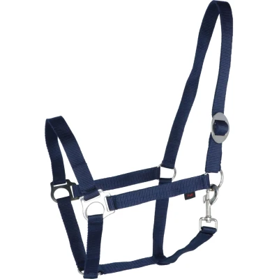 Afbeelding van Covalliero Nylonhalster Hippo Marine Pony