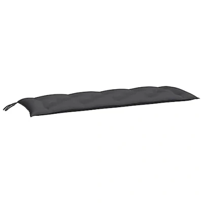 Afbeelding van vidaXL Tuinbankkussen 150x50x7 cm stof antracietkleurig