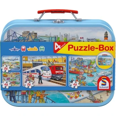 Afbeelding van Vehicles, 2x26, 2x48 Teile Legpuzzel