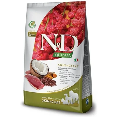 Afbeelding van N&amp;D Quinoa hondenvoeding Skin &amp; Coat medium/maxi Eend 7 kg
