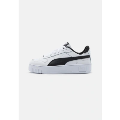 Afbeelding van Carina Street sneakers voor Dames, Zwart/Wit/Zilver, Maat 35,5 PUMA