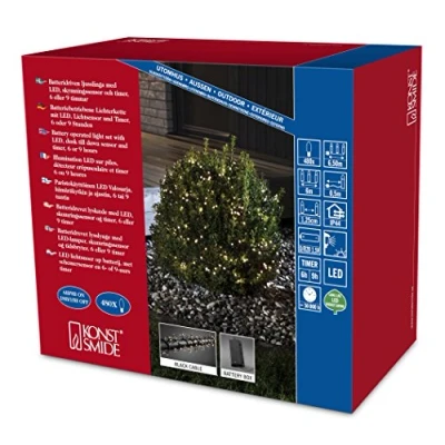 Afbeelding van Konstsmide 3736 100 Clusterlichtketting Buiten werkt op het lichtnet Aantal lampen 480 LED Warmwit Verlichte lengte: 6 m