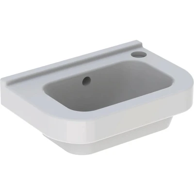 Afbeelding van Geberit 300 Basic fontein wit (36 x 25 cm) 1 kraangat, met