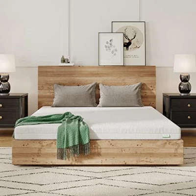Image de Novilla Matelas en Mousse 180x200, Amovible à 7 Zones de Confort, Réversible Été/Hiver, Respirable, Hauteur 14 cm